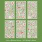 Vintage Floral Stickers: Cherry Blossom Season