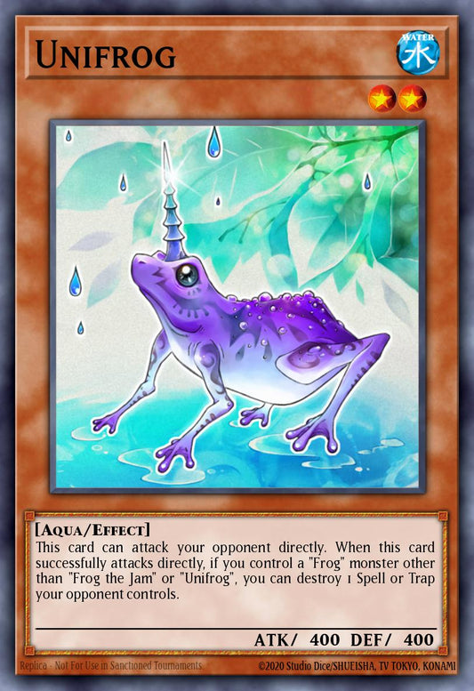 (029) YuGiOh TCG LODT: Light of Destruction Single: Unifrog (V.2 - Common)  Common