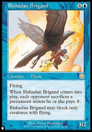 (092) Magic The Gathering The List Single: Rishadan Brigand  Rare