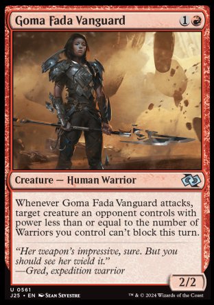 (561) Magic The Gathering Foundations Jumpstart Single: Goma Fada Vanguard  Uncommon