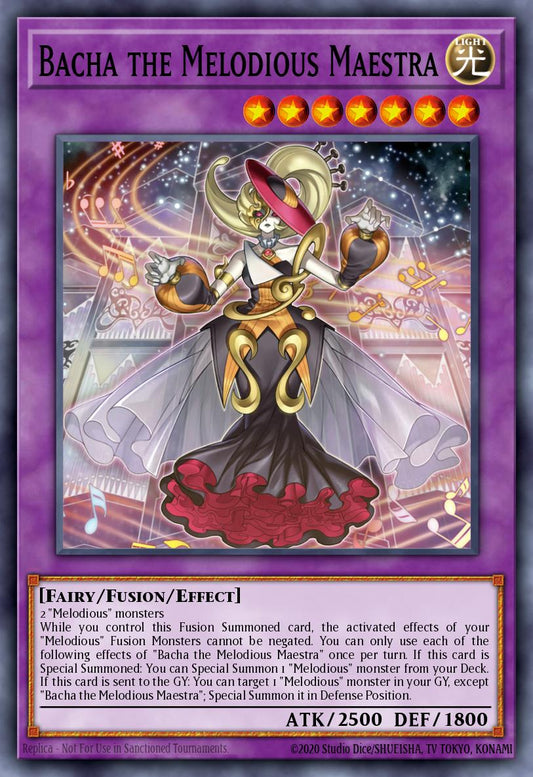 (035) YuGiOh TCG LEDE: Legacy of Destruction Single: Bacha the Melodious Maestra  Common