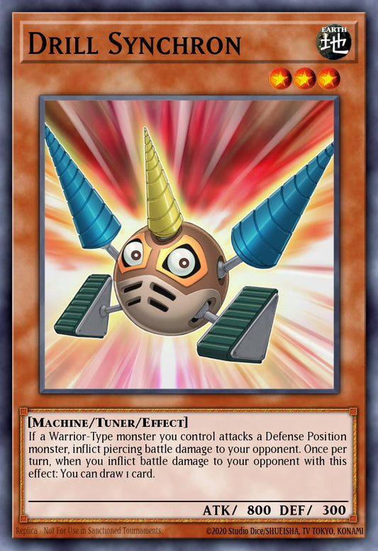 (004) YuGiOh TCG ABPF: Absolute Powerforce Single: Drill Synchron  Rare
