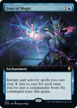 (562) Magic The Gathering Commander Legends: Battle for Baldur's Gate: Extras Single: Font of Magic  Mythic