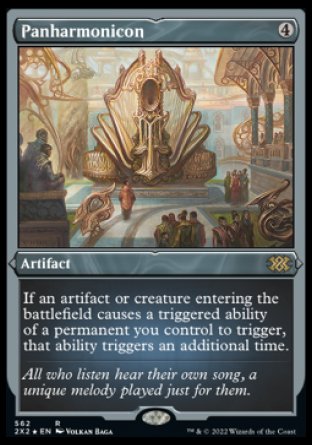 (562) Magic The Gathering Double Masters 2022: Extras Single: Panharmonicon (V.2)  Rare