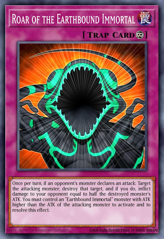 (071) YuGiOh TCG SOVR: Stardust Overdrive Single: Roar of the Earthbound Immortal  Common
