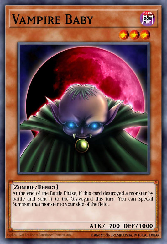 (186) YuGiOh TCG LCJW: Legendary Collection 4: Mega Pack Single: Vampire Baby  Common