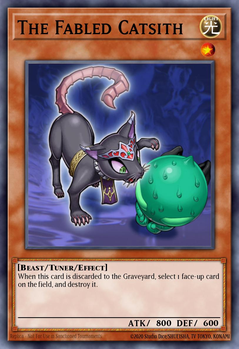 (137) YuGiOh TCG HAC1: Hidden Arsenal: Chapter 1 Single: The Fabled Catsith (V.1 - Common)  Common