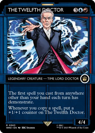 (563) Magic The Gathering Universes Beyond: Doctor Who: Extras Single: The Twelfth Doctor (V.6) Holo Rare