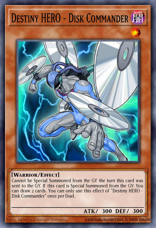 (176) YuGiOh TCG RA03: Quarter Century Bonanza Single: Destiny HERO - Disk Commander (V.2 - Quarter Century Secret Rare)  Quarter Century Secret Rare