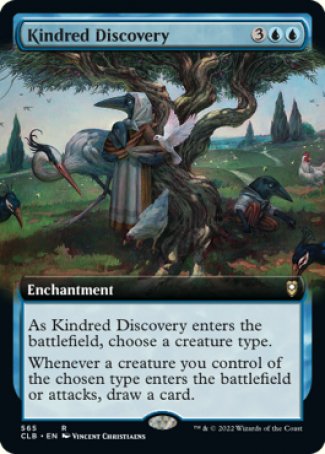 (565) Magic The Gathering Commander Legends: Battle for Baldur's Gate: Extras Single: Kindred Discovery Holo Rare