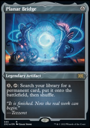 (565) Magic The Gathering Double Masters 2022: Extras Single: Planar Bridge  Rare