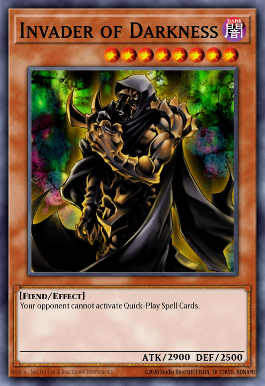 (010) YuGiOh TCG BPW2: Battle Pack 2: War of the Giants - Round 2 Single: Invader of Darkness  Common