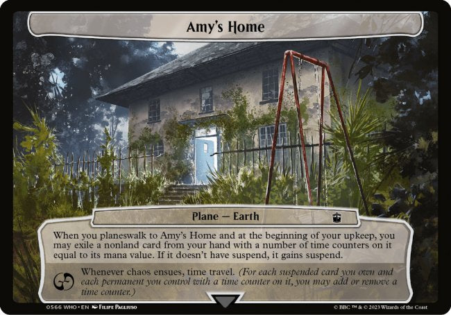 (566) Magic The Gathering Universes Beyond: Doctor Who Single: Amy's Home  Common