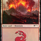 (566) Magic The Gathering Secret Lair Drop Series Single: Mountain (V.7) Holo Land