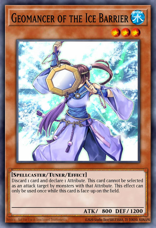 (036) YuGiOh TCG HAC1: Hidden Arsenal: Chapter 1 Single: Geomancer of the Ice Barrier (V.2 - Parallel Rare)  Parallel Rare