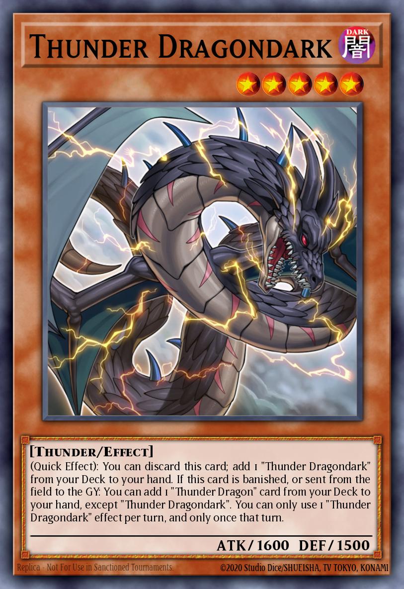 (018) YuGiOh TCG RA03: Quarter Century Bonanza Single: Thunder Dragondark (V.6 - Collectors Rare)  Collectors Rare