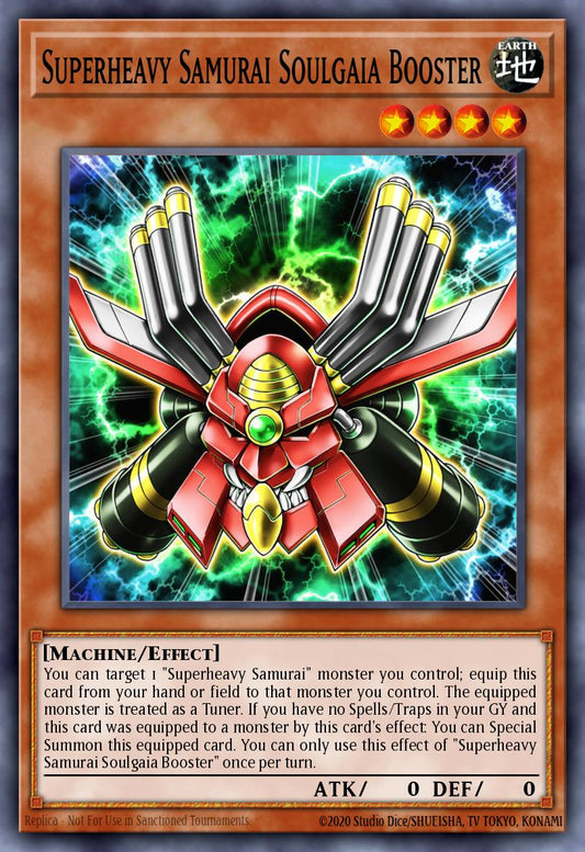 (338) YuGiOh TCG MP24: 25th Anniversary Tin: Dueling Mirrors Single: Superheavy Samurai Soulgaia Booster  Common