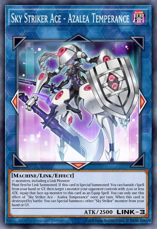 (044) YuGiOh TCG BLTR: Battles of Legend: Terminal Revenge Single: Sky Striker Ace - Azalea Temperance  Secret Rare