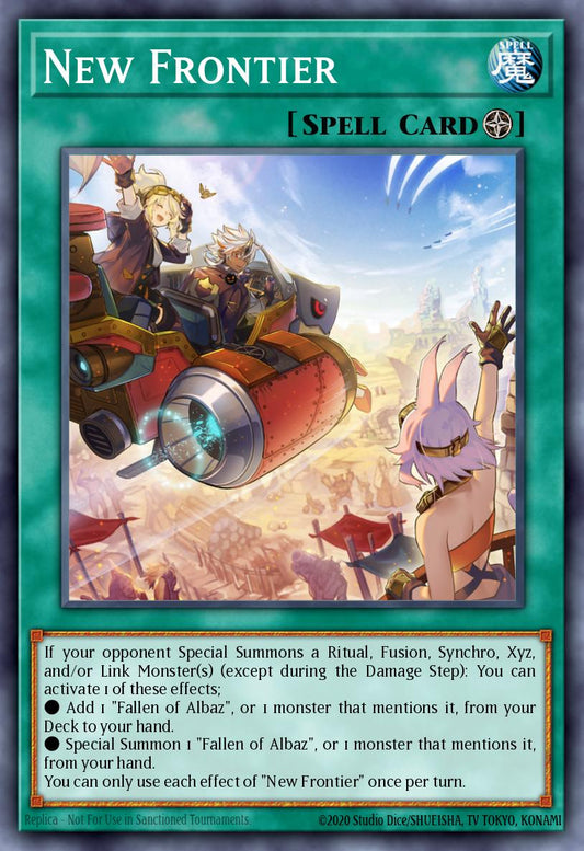 (346) YuGiOh TCG MP24: 25th Anniversary Tin: Dueling Mirrors Single: New Frontier  Common
