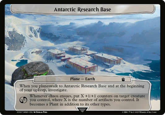 (567) Magic The Gathering Universes Beyond: Doctor Who Single: Antarctic Research Base  Common