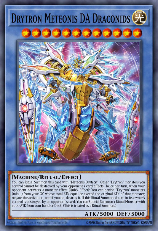 (032) YuGiOh TCG INFO: The Infinite Forbidden Single: Drytron Meteonis DA Draconids  Super Rare