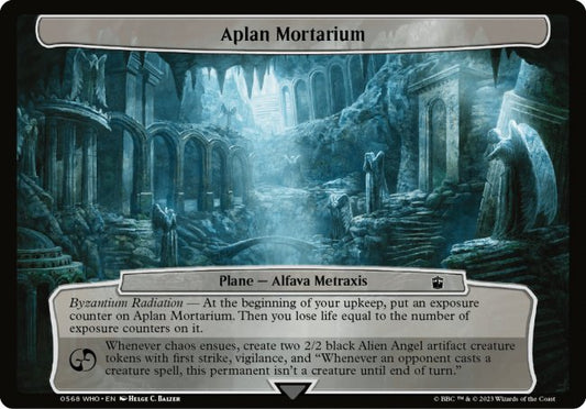 (568) Magic The Gathering Universes Beyond: Doctor Who Single: Aplan Mortarium  Common