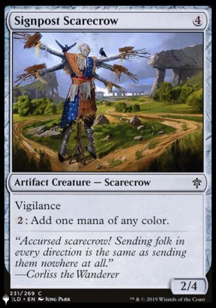 (231) Magic The Gathering The List Single: Signpost Scarecrow  Common