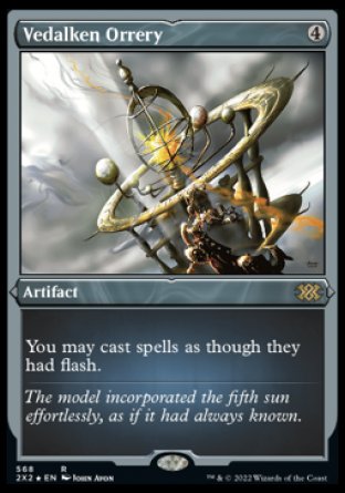 (568) Magic The Gathering Double Masters 2022: Extras Single: Vedalken Orrery (V.2) Holo Rare