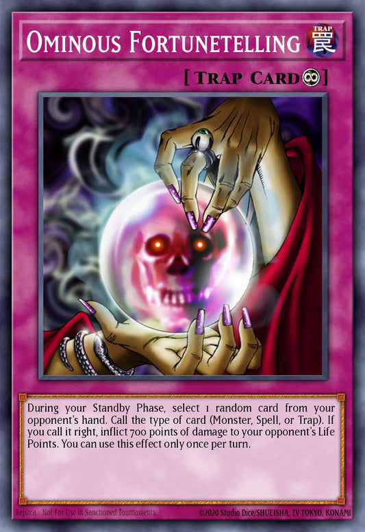 (203) YuGiOh TCG DB2: Dark Beginning 2 Single: Ominous Fortunetelling  Common