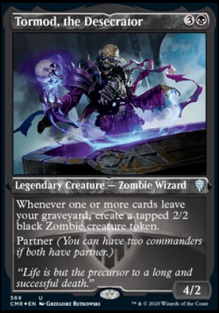 (569/361) Magic The Gathering Commander Legends: Extras Single: Tormod, the Desecrator Holo Uncommon