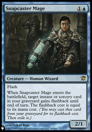 (078) Magic The Gathering The List Single: Snapcaster Mage  Rare