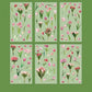 Vintage Floral Stickers: Tulip Fragrance