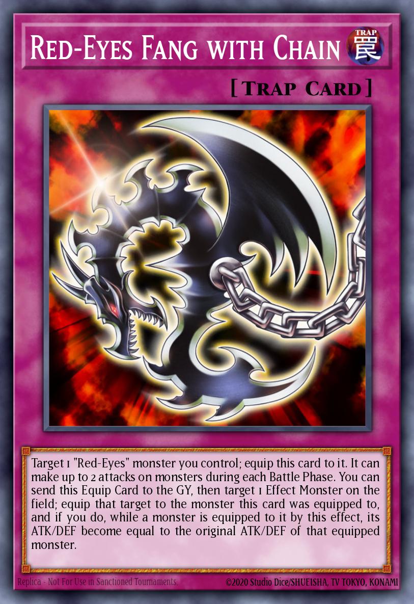 (004) YuGiOh TCG LEDU: Legendary Duelists Single: Red-Eyes Fang with Chain  Ultra Rare