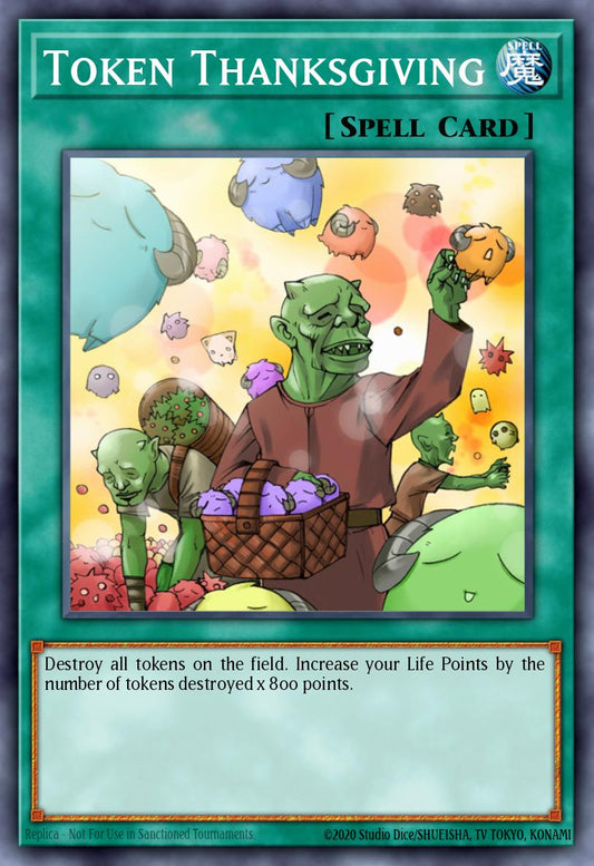 (EN041) YuGiOh TCG DCR: Dark Crisis Single: Token Thanksgiving (V.2 - Common)  Common