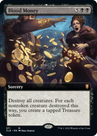 (571) Magic The Gathering Commander Legends: Battle for Baldur's Gate: Extras Single: Blood Money Holo Mythic