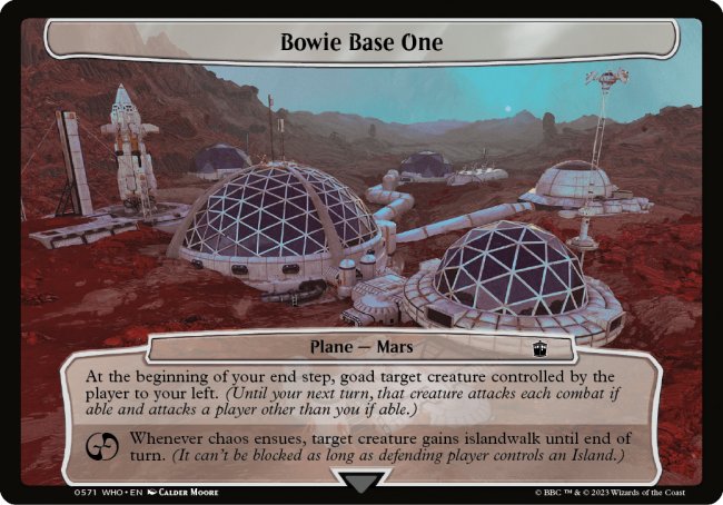 (571) Magic The Gathering Universes Beyond: Doctor Who Single: Bowie Base One  Common