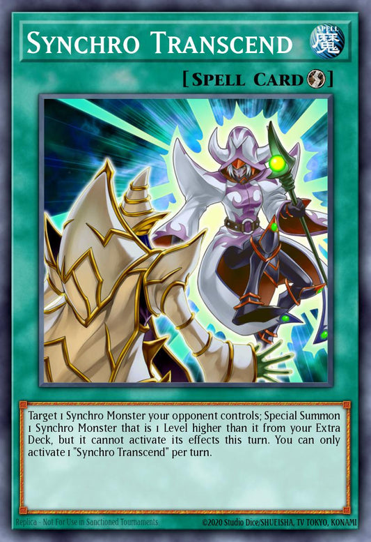 (041) YuGiOh TCG DUOV: Duel Overload Single: Synchro Transcend  Ultra Rare