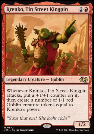 (572) Magic The Gathering Foundations Jumpstart Single: Krenko, Tin Street Kingpin  Rare