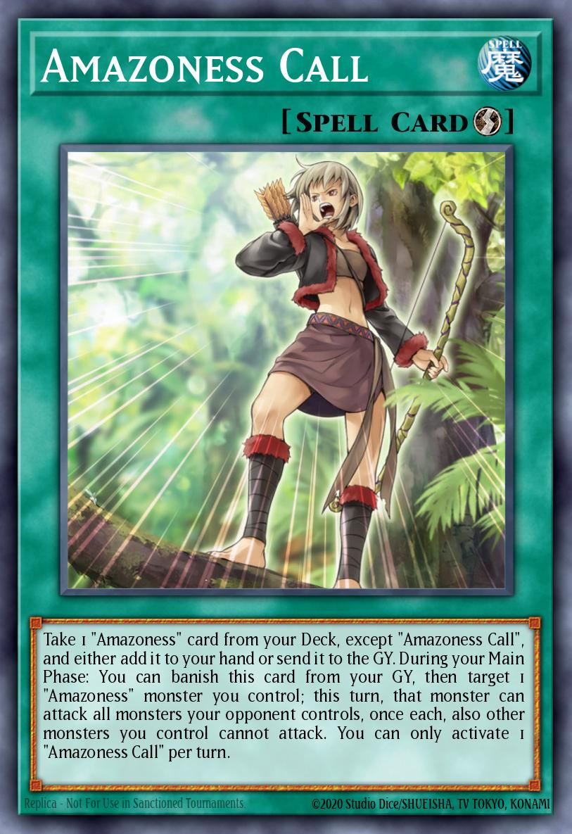 (010) YuGiOh TCG LEDU: Legendary Duelists Single: Amazoness Call  Rare