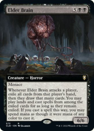 (573) Magic The Gathering Commander Legends: Battle for Baldur's Gate: Extras Single: Elder Brain  Rare