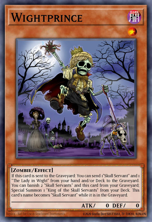 (124) YuGiOh TCG MAGO: Maximum Gold Single: Wightprince  Rare