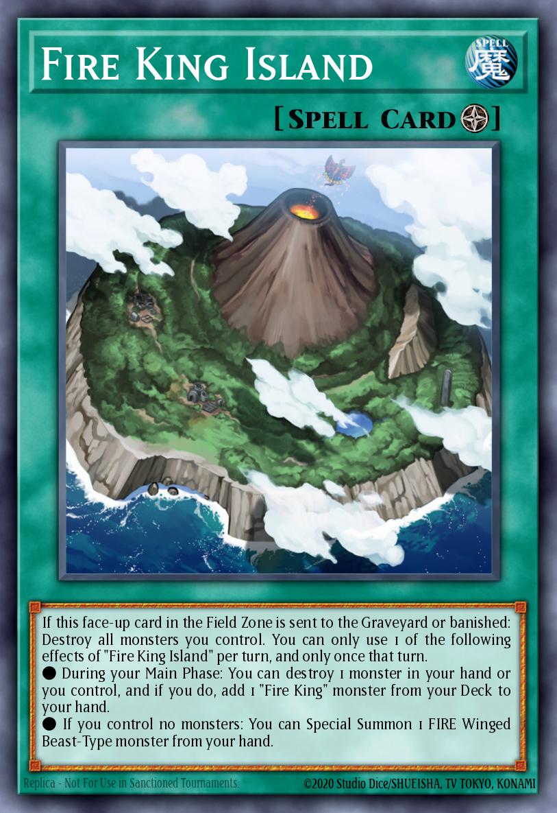 (059) YuGiOh TCG RA03: Quarter Century Bonanza Single: Fire King Island (V.6 - Collectors Rare)  Collectors Rare