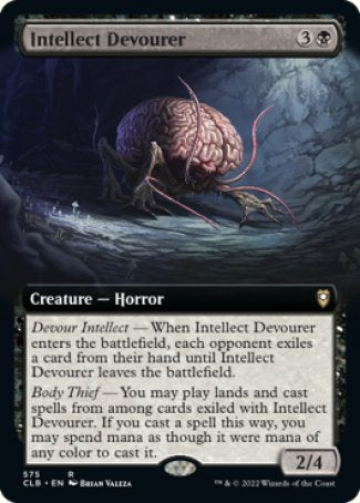 (575) Magic The Gathering Commander Legends: Battle for Baldur's Gate: Extras Single: Intellect Devourer  Rare