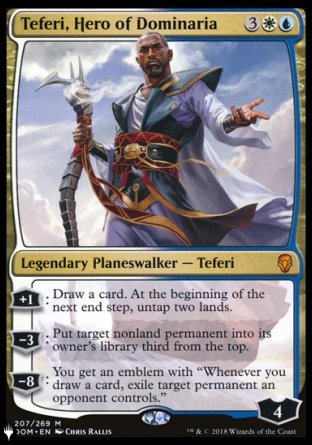 (207) Magic The Gathering The List Single: Teferi, Hero of Dominaria  Mythic