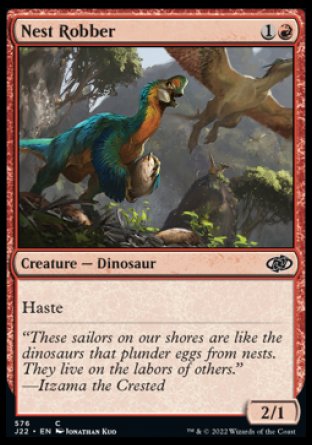 (576) Magic The Gathering Jumpstart 2022 Single: Nest Robber  Common