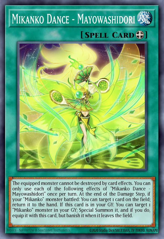 (348) YuGiOh TCG MP24: 25th Anniversary Tin: Dueling Mirrors Single: Mikanko Dance - Mayowashidori  Common