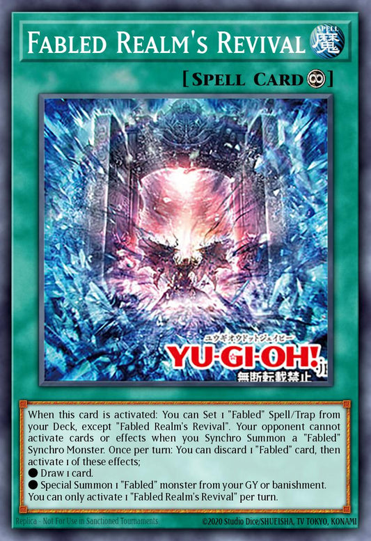 (015) YuGiOh TCG BLMM: Battles of Legend: Monster Mayhem Single: Fabled Realm's Revival  Ultra Rare