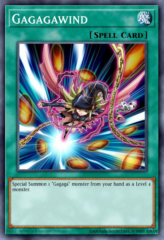 (034) YuGiOh TCG MP14: 2014 Mega-Tins Mega-Pack Single: Gagagawind  Common