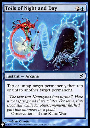 (057) Magic The Gathering The List Single: Toils of Night and Day  Common