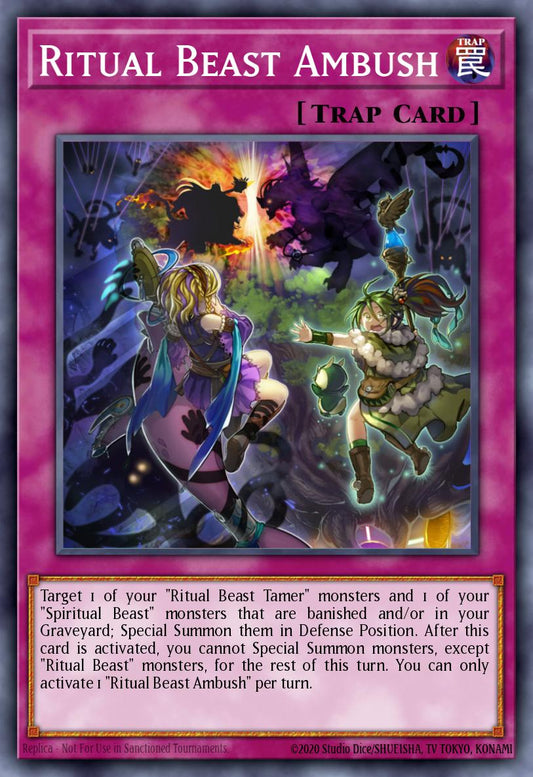 (106) YuGiOh TCG BLTR: Battles of Legend: Terminal Revenge Single: Ritual Beast Ambush  Ultra Rare